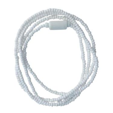 Imagem de Guia Colar Firma Miçanga Branca Oxalá 50cm - Flash