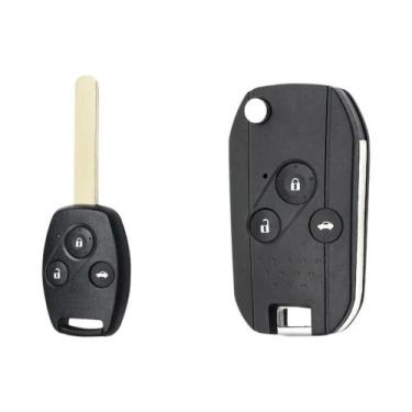 Imagem de Capa De Chave Remota Flip Para Honda Fit CRV Civic Insight Ridgeline H