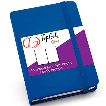 Imagem de Caderneta de Anotações 9x14cm 80 Folhas Sem Pauta (Azul Royal)