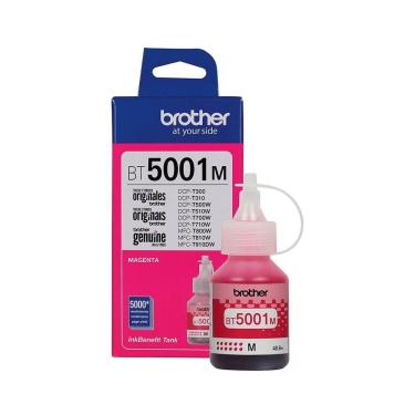 Imagem de Tinta Brother Bt-5001m Bt5001 Magenta Original Dcp-t300 Dcp-t500w Dcp-t700w Mfc-t800w 41.8ml