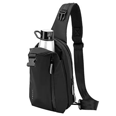 Imagem de TINYAT Bolsa tiracolo masculina, bolsa tiracolo de grande capacidade, bolsa de ombro para caminhadas, com alça ajustável para viagens T7010, Preto/7010, Large, Mochilas de mochila