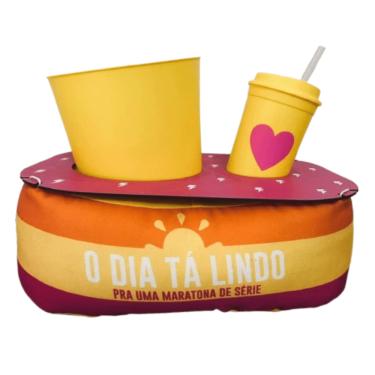 Imagem de Almofada Porta Pipoca Individual  Power Solar Amarelo Uatt?