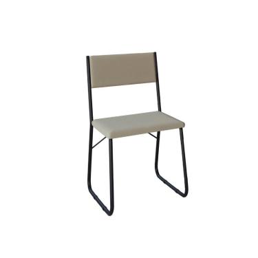 Imagem de Cadeira De Jantar Estofada Angra - Bege Bege