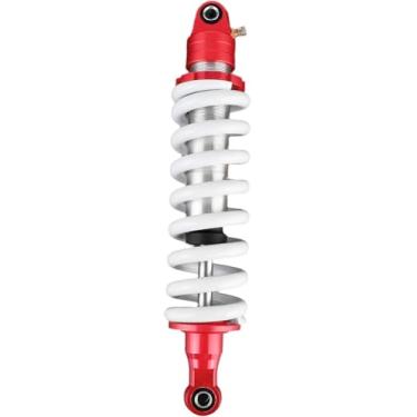 Imagem de Amortecedor traseiro de suspensão de aço ajustável - Amortecedores Rfy de alto desempenho para quadriciclos, kart e pit bike de 33 cm para condução suave e fácil instalação