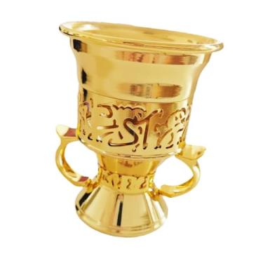 Imagem de Generic Queimador de incenso Bakhoor a carvão, suporte para varetas de incenso, ideal para mesa, SPA, quarto, decoração de presente para o Dia dos Namorados, L