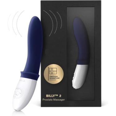 Imagem de Massageador de Próstata Ergonômico - Billy 2 - com 7 Modos de Vibração e Revestimento em Silicone (Azul)