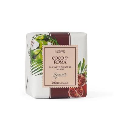 Imagem de Sabonete Em Barra Coco & Romã 100G (Cx. Com 3 Unid.) Sensore - Avatim