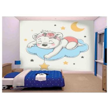 Imagem de Papel De Parede Infantil Ursinho Quarto Bebê  Azs145 - Você Decora
