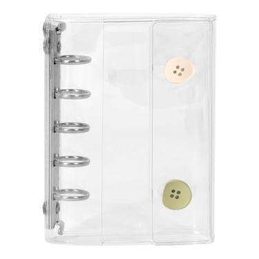 Imagem de Álbum de adesivos para crianças - Caderno transparente para colecionar, álbuns, escola, viagem e planejador, organizador de cadernos estéticos reutilizáveis