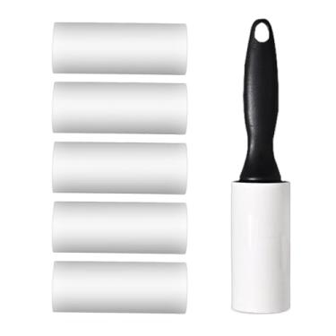 Imagem de Rolo de pelos de animais de estimação, rolo de fiapos de fita para casaco, ferramenta multiuso de remoção de pelos com alça ergonômica para tapetes, tecido, móveis, roupas, veículos, carro