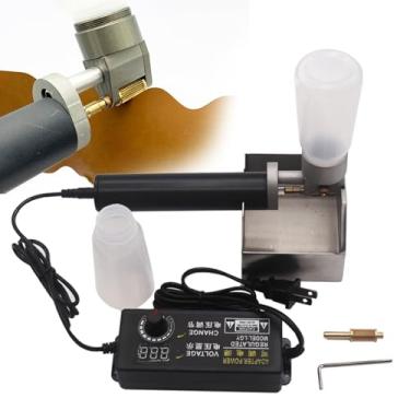 Imagem de Máquina de colorir de borda de couro semiautomática, máquina de pintura de tinta de borda de couro para impressão de todos os tipos de couro, curtido