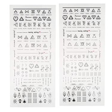 Imagem de Adesivo para arte em unhas com letras, transferência de água, decoração de unhas, seguro, não tóxico, faça você mesmo, adesivos para mulheres, meninas, mães, salões de beleza, uso