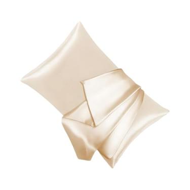 Imagem de Fronha De Seda | Seda de Amoreira para Sono de Beleza Suave,Capa De Almofada Para Saúde Da Pele Feminina | Para Mulheres Meninas Mãe Esposa Aniversário Natal Das Mães Casa Nova