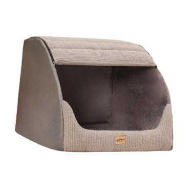 Imagem de Bothyi Casa de cachorro portátil, cama para gato, suprimentos para animais de estimação removíveis, canil macio, cama para gato, para gatinhos de chão,
