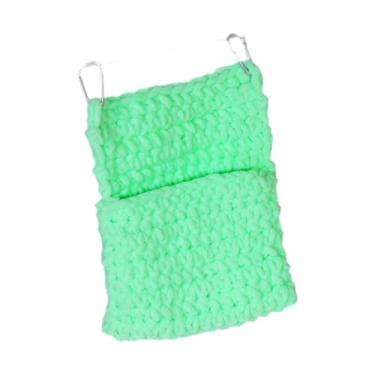 Imagem de IEUDNS Rede para animais de estimação, cama para furão, porquinho-da-índia, rede macia para hamster, para e pequenos animais, Verde