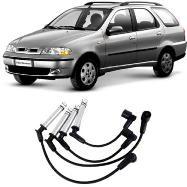 Imagem de Jogo Cabo Vela Ignição Palio Weekend 1.0 1.3 2000 A 2003 Ngk