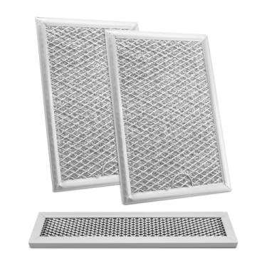 Imagem de TIKSCIENCE Kit de filtro de carvão vegetal para micro-ondas adequado para GE PVM9179DF2WW PVM9179DF3WW PVM9179DK5WW PVM9179DK6WW PVM9179ER1ES, substituição de filtro de forno micro-ondas