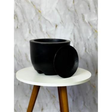 Imagem de Vaso de Planta Cone Moderno Decorativo para Casa Jardim e Varanda – Elegância e Estilo Minimalista (Bojo 1 Preto)
