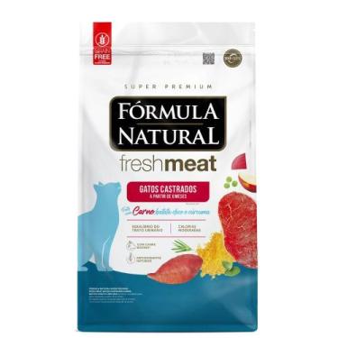 Imagem de Ração Fórmula Natural Fresh Meat Para Gatos Castrados Carne, Batata-do