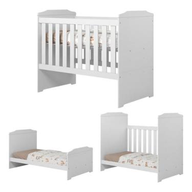 Imagem de Berço Americano 3 em 1 para Colchão 70x130cm com Grade - Verano