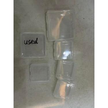 Imagem de Acessórios para estojo de suprimentos de viagem para diabetes - Mini caixa de plástico para tiras de teste de agulhas diabéticas organizador de recipientes de armazenamento