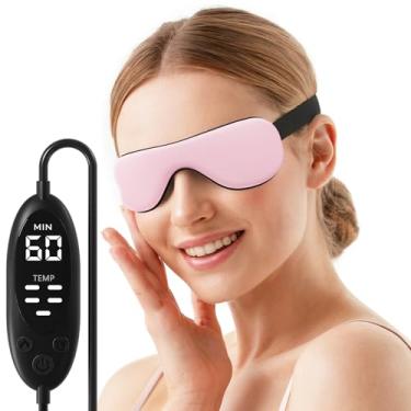 Imagem de Máscara aquecida para os olhos – compressa quente para olhos secos, almofada de aquecimento elétrica USB para tratamento ocular Stye & Chalazion, máscara de sono para olheiras e alívio de inchaço