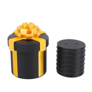 Imagem de Bewinner Caixa de Presente de Parafuso Aninhada Irritante, Surpresa Impressa Em 3D Em Cada Camada Caixa de Presente de Dinheiro Com Parafusos, Embalagem de Presente de Pegadinha (BLACK)