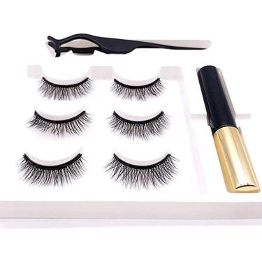 Imagem de Cílios Delineador Magnéticos 3 Pares Com Aplicador-Feminino