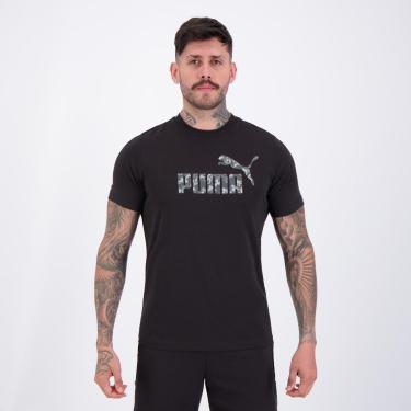Imagem de Camiseta Puma Essentials Camo Tee Masculina-Masculino