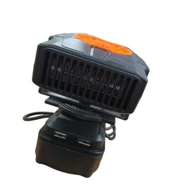 Imagem de Dpofirs Aquecedor de Carro Portátil, Ventilador Elétrico Compacto, Descongelador de Aquecimento Rápido para Escritórios ou Dormitórios