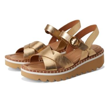 Imagem de Söfft Sandália esportiva feminina Ruthie, Dourado, 36