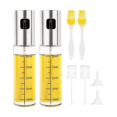 Imagem de Spray Mister de Azeite Oliva Dispenser Recarregável para Cozimento Churrasco Salada Assado Torrada e Grelha com Funil Pi