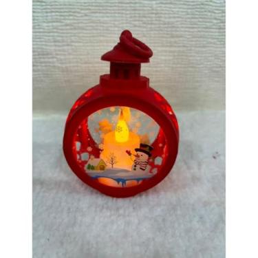 Imagem de DECORAÇÃO LUMINÁRIA ENFEITE NATALINO LAMPARINA DE NATAL LED (estilo 4 - B)
