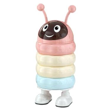 Imagem de DimyFew Lixeira com formato encantador, cesto de lixo para banheiro e hotel, Rosa-chiclete