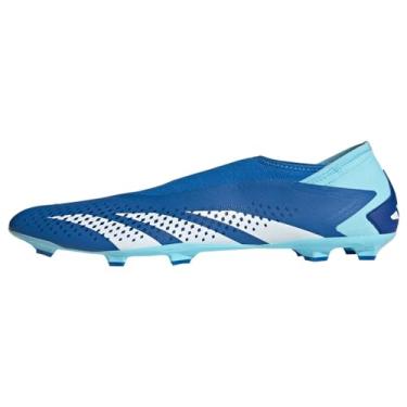 Imagem de adidas Tênis unissex Accuracy.3 sem cadarço firme, Azul real/branco/azul (Bliss blue), 14 Women/13 Men