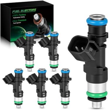 Imagem de SZKAIDAG Injetores de combustível atualizados 0280158028 serve para: Dodge 2006 2010 Charger Challenger Grand Caravan Magnum Nitro Stratus, para: Chrysler 300 Pacifica Sebring 2,7L/3,5L/4,0L/5,7L (6