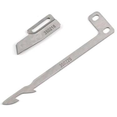 Imagem de 02 Facas Fixa Movel Corte Linha Galoneira Pegasus Eletrônica