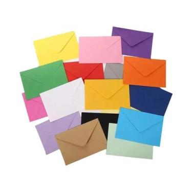 Imagem de 20 Cores, Pacote Com 40 Envelopes Coloridos A4 4.3 X 6.2 Para Cartões 