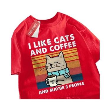 Imagem de Camiseta Unissex De Algodão Com Gola Redonda Estilo Hip Hop Solta - Me