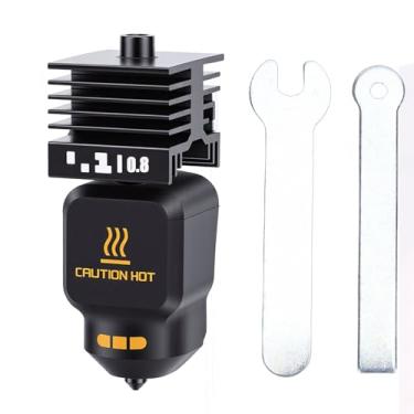 Imagem de WALFRONT Kit Final Quente 0.8mm Bocal de Aço Endurecido Destacável Hotend Montado Extrusora Kit Cabeça de Impressão para Impressora 3d