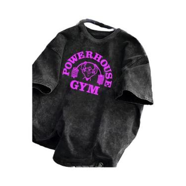 Imagem de Camiseta De Algodão Unissex Estilo Retrô Com Estampa De Gorila, Casual