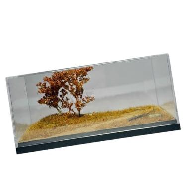 Imagem de Fenteer Vitrine Transparente para Exibição de Miniaturas de Carros em Escala 1/64, Dioramas Colecionáveis.