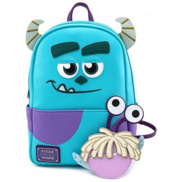 Imagem de Mochila Escolar Infantil Loungefly Disney Sulley Monstrar S A para Crianças a Partir de 10 Anos, Azul