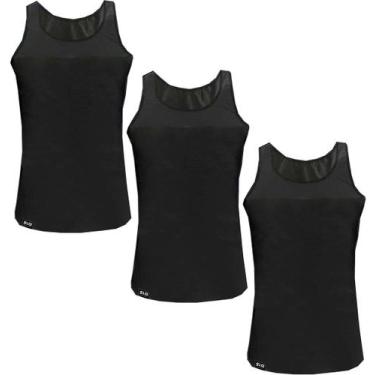 Imagem de Kit com 3 Cintas Modeladoras Masculinas Bodyshaper Corretor Postural -