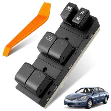 Imagem de Dacall Interruptor de janela Master Power adequado para Nissan Altima 2007 2008 2009 2010 2011 2012 Sedan apenas lado esquerdo do motorista, controle de porta e janelas, substitui 25401ZN40A