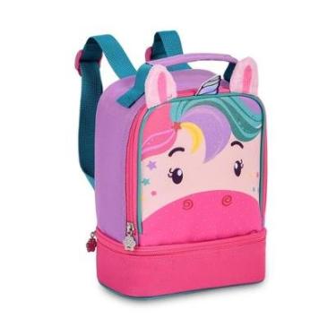 Imagem de Lancheira Térmica Escolar Infantil Unicornios Bolsa Termica-Feminino