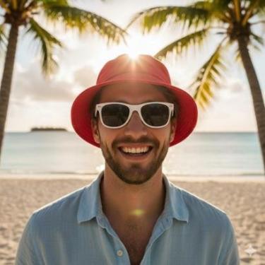 Imagem de Chapéu Bucket Unissex Boné Praia Proteção Solar Pescador Mar Verão-Unissex