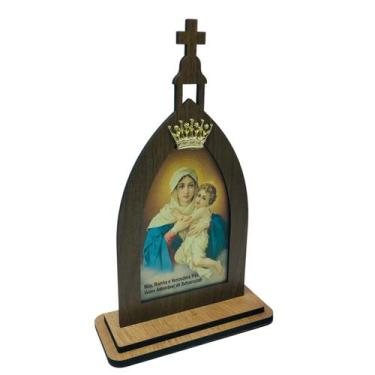 Imagem de Capela Mãe Rainha Com Coroa e Oração 27 cm - FORNECEDOR 3