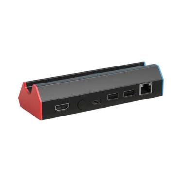 Imagem de Estação De Docagem Para TV Nintendo Switch Com Porta LAN, Adaptador HD