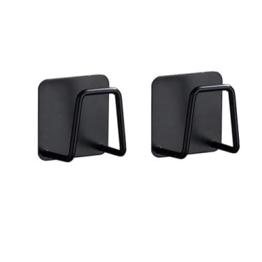 Imagem de 2 suportes de esponja para pia de cozinha, ganchos de utensílios de cozinha, aço inoxidável à prova de ferrugem e à prova d'água, secagem rápida